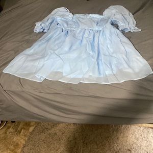 Shein puff sleeve dress